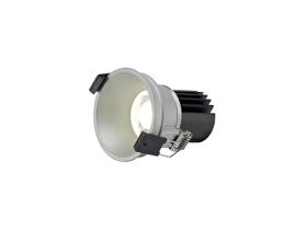 DM201641  Bania 9 Powered by Tridonic  9W 2700K 770lm 36° CRI>90 LED Engine; 250mA Silver Fixed Recessed Spotlight; IP20